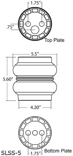 Slam Specialties Air Bag SS-5 Series Single Port 250 PSI