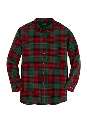 Kingsize Men's Big & Tall Flannel Holiday Shirt