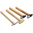 4 Jewelers Hammers Ball Pein Brass Planishing Tool Set