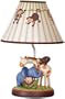 Kids Line Jungle 123 Lamp Base and Shade, Brown
