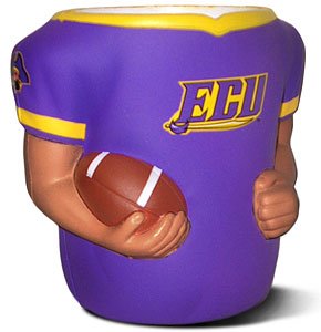 New East Carolina Pirates Jersey Can Cooler Shaped Like A Team Jersey High Density Foam