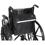 Pembrook Wheelchair Backpack Bag - Black - Great accessory pack for your mobility devices. Fits most Scooters, Walkers, Rollators - Manual, Powered or Electric Wheelchairs
