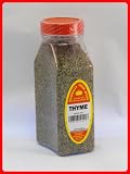 THYME FRESHLY PACKED IN LARGE JARS, spices, herbs, seasonings