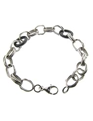 Phil Laender - Silver Ceramic Bracelet - Sterling Silver - 13 Gr - 19 cm