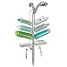 iDesign Steel Hanging Shower Caddy, The Verona Collection – 25” x 14” x 4”, Silver