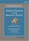Peterson's Graduate Programs in the Biological Sciences 2008 (Grad 3) (Peterson's Graduate Programs in the Biological Sciences)