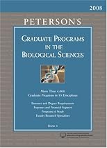 Peterson's Graduate Programs in the Biological Sciences 2008 (Grad 3) (Peterson's Graduate Programs in the Biological Sciences)