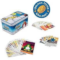 NEW! Club Penguin Card-Jitsu trading cards & tin with 54 cards plus 6 code cards
