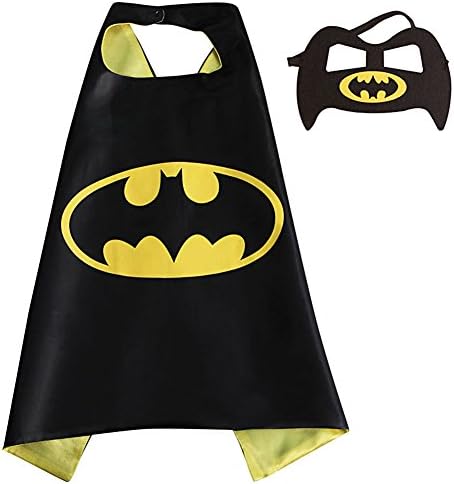 Batman Costumes Kids Superhero Cape + Mask