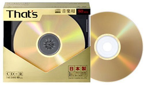 ���z�U�d That's CD-R���y�p�}�X�^�[�f�B�X�N 80�� 16�{�� 5���W���G���P�[�X ���S���[�x�� �� CDR-A80GP5