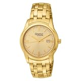 BULOVA Watches:Caravelle by Bulova Men's 44B11 Bracelet Champagne Dial Watch