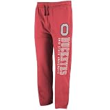 NCAA Ohio State Buckeyes Outlaw Fleece Pant (Red, Medium)