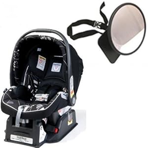 Peg Perego 2011 Primo Viaggio sip 30 30 Car Seat w Back Seat Mirror - Fantasy Nero