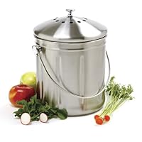 Norpro 1.5 Gallon Stainless Steel Jumbo Compost Keeper