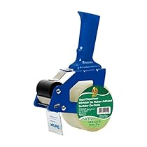 Duck Brand Standard Tape Gun, Includes 1 Roll of 54-Yard Standard Tape, Tape Gun May be Blue or Green (669332)
