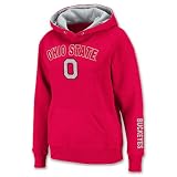 COLOSSEUM Ohio State Buckeyes NCAA Women's Pullover Hooded Sweatshirt, Team Color