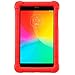 LG G Pad 7.0 Case - Poetic LG G Pad 7.0 Case [Turtle Skin Series] - [Corner/Bumper Protection] [Grip] [Sound-Amplification] Protective Silicone Case for LG G Pad 7.0 Red (3 Year Manufacturer Warranty From Poetic)
