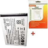 HQRP 850mAh Replacement Battery for Creative Zen Micro DAA-BA0005 MP3 Player , Li-Ion , Extra High Capacity ! + HQRP Screen Protector