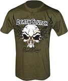 Death Clutch Brock Lesnar Flying Skull Army Green T-Shirt (Size=M)
