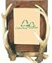 Antler & Rustic Wood Photo Frame, 5x7, Vertical