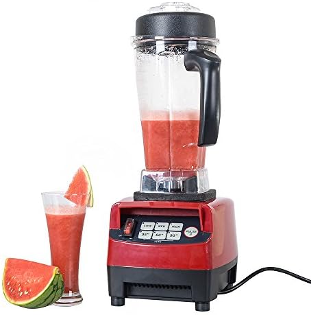 Tuohai 2200W 2L Professional Commercial Blender Fruit Juicer Food ProcessorIce Smoothie Mixer Red