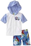 Baby Bunz Boys Newborn Beach Buggy Terry Cover-Up With Swimtrunk