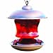 Woodlink Coppertop Hummingbird Feeder - Ruby Glass & Brushed Copper
