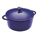 Rachel Ray 7-Quart Round Cast-Iron Dutch Oven, Blue