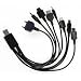 Electronics : 8-in-1 USB Charger Cable For BlackBerry/Nokia/Motorola Phones, GPS, MP3, PDA and MORE!