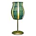 Butterfly series Table lamp in Sea Blue with wrought iron frame