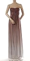 BCBG JAVA OMBRE JERSEY STRAPLESS LONG DRESS XS