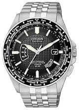 World Perpetual AT Men's Bracelet Black Dial