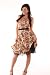 FOLTER Forever Yours Strapless Party Dress Tattoo Skulls Roses Womens Sizes: Medium