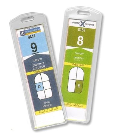 Cruisetags, NARROW Cruise Ship Luggage Tags (8 Pack)