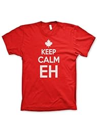 Apparel: Keep Calm eh shirt Chive on tshirt canada shirt funny tshirt Canadian NHL hockey, Large