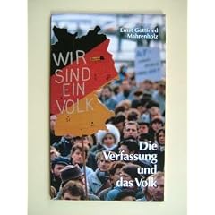 Die Verfassung und das Volk : Vortrag gehalten in der Carl-Friedrich-von-Siemens-Stiftung am 30. Oktober 1991.
