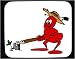 Mouse Pad with bug, plant, hoe, insect, farmer, straw, hat, animal