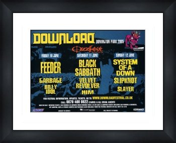 DOWNLOAD FESTIVAL Donington Park 2005 - Framed Original Advert