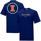 Nike Illinois Fighting Illini Navy Blue Rush the Field T-shirt