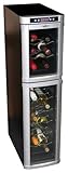 Koolatron KBW-55DD 18-Bottle Freestanding Dual-Zone Tower Wine Cellar