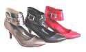 Womens Designer Patent Ankle Strap Office Court Heels Dress Shoes