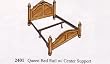 Queen Bed Rail w/ Center Support
