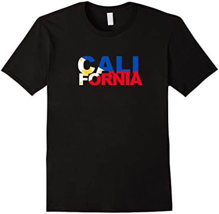 Men's Philippine Flag California Shirt - Filipino California Shirt XL Black