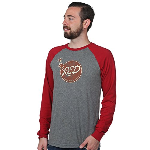 Team Fortress 2 Red Men's Long Sleeve Raglan T-Shirt Medium