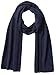 Phenix Cashmere Men's Half Cardigan Rib Knit Scarf