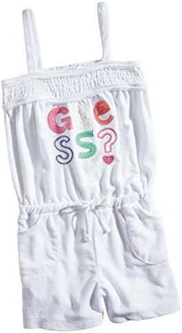 GUESS Big Girl Terrycloth Romper with Sequins