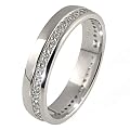 goldmaid Damenring Silber 925 Memoire 50 klare Zirkonia Me R3480S