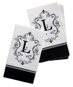 Monogram Paper Napkins - L