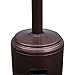 Giantex Patio Heater, 50,000 BTU Steel Propane Heater Lp Gas W/Accessories, Floor-Standing Commercial Outdoor Heater (Bronze)