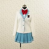 コスプレ衣装★モーレツ宇宙海賊 加藤茉莉香 白凰女学院制服★コスチューム---男性Sサイズ